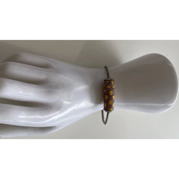 Old Venetian Navajo 925 Sterling Silver Stamped Women’s Cuff Bracelet Sz 6.5 - Picture 13 of 15